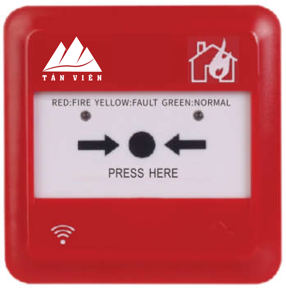 Nút nhấn báo cháy không dây địa chỉ Tản Viên DAS-WCP-200